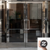 25 Tabel Zetel Transparante scripts Eenvoudig Raamsticker (Kantoordeur)