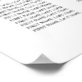 25 Tabel Zetel Zoek je welkomstteken voor de stoel Poster (Hoek)