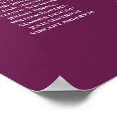 25 Tabel Zilver en kabelweddenschap Poster (Hoek)