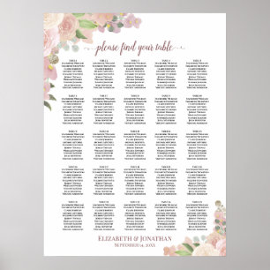 25 Tafel Roze Strijdstemkaart Poster