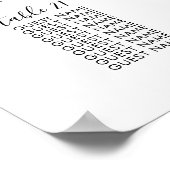 25 Tafels Welkom Bruiloft 250 Gasten Zitkaart Poster (Hoek)