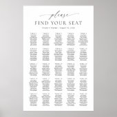 25 Tafels Zoek uw zithoek Poster (Voorkant)