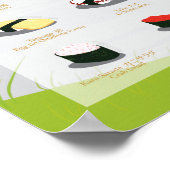 25 TRADITIONELE SUSHI, WISTERIA, 16 X20-inch Poste Poster (Hoek)