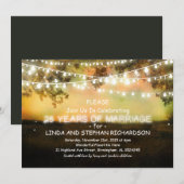 25 uitnodigingen voor huwelijksjubileum - slingerl (Voorkant / Achterkant)