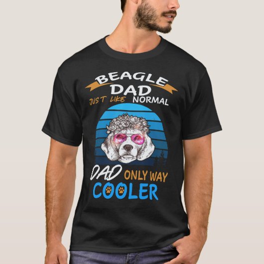 25 Vader - Beagle Vader Koeler Beagle T-shirt (Voorkant)