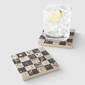 25 van 30 | Wassily Kandinsky | Stenen Onderzetter (Zijkant)