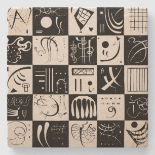 25 van Dertig   Wassily Kandinsky   Stenen Onderzetter