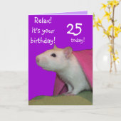 25 Vandaag Aanpasbare verjaardagskaart Kaart (Gele Bloem)