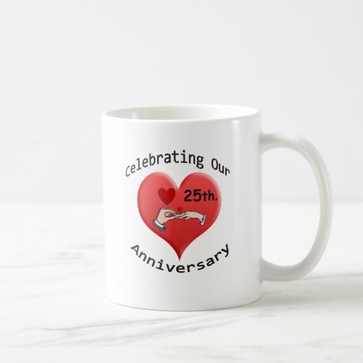 25. Verjaardag Koffiemok (Rechts)