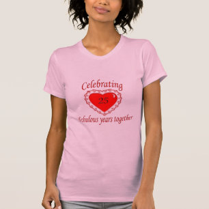 25. Verjaardag T-shirt