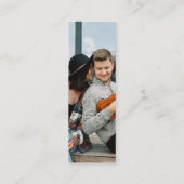 25 Verpakking van Mini Bladwijzer Bruiloft Behuizi Contactkaartje (Achterkant)