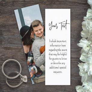 25 Verpakking van Mini Bladwijzer Bruiloft Behuizi Contactkaartje