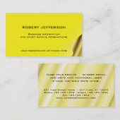 25 Visitekaartje naaigarens voor zeemleder (Voorkant / Achterkant)