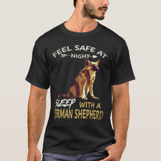 25 Voel je veilig 's nachts Slaap met een Duitse h T-shirt