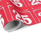 25 Whitetekstoppakpapier Cadeaupapier (Rol Hoek)