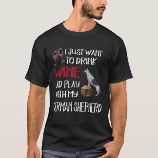 25 wil gewoon wijn drinken en met mijn Duitse herd T-shirt