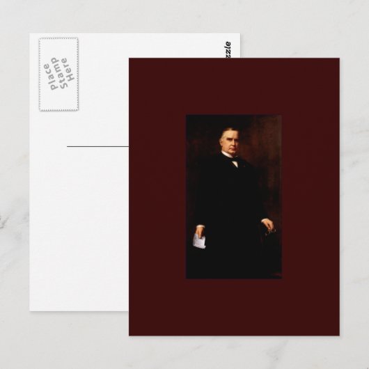 25 William McKinley Briefkaart (Voorkant / Achterkant)