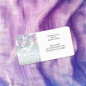 25 zilveren bruiloft Jubileum retour adreslabel Etiket