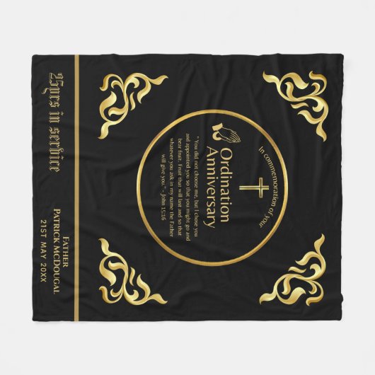 25e 50e HULDEGESCHENK VOOR PRIJSTERWIJDING JUBILEU Fleece Deken (Voorkant (Horizontaal))