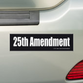25E AMENDEMENT BUMPERSTICKER (Op auto)