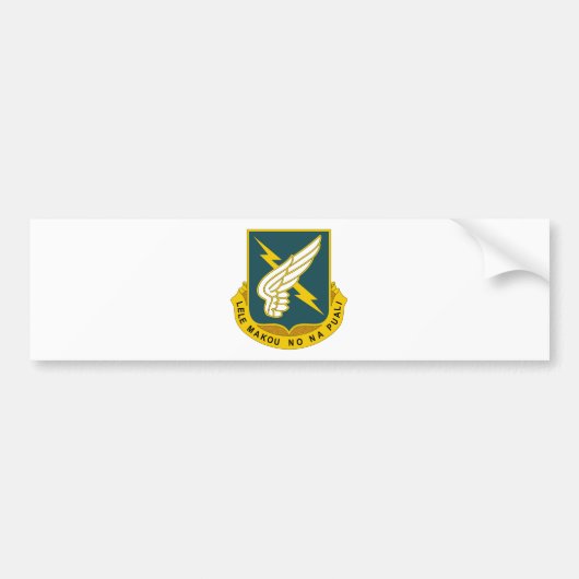 25e bataljon in de luchtvaart bumpersticker (Voorkant)