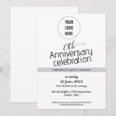 25e bedrijfsjubileumviering kaart (Voorkant / Achterkant)