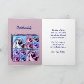 25e BIrthday Kaart - Rozen Cadeaubox - GRAPPIG (Binnen)