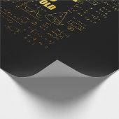 25e Birthday Square Root van 625 25 jaar oud Cadeaupapier (Hoek)