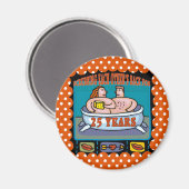 25e bruiloft Jubileum cadeaus Magneet (Voorkant / Achterkant)
