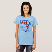 25e bruiloft Jubileum cadeaus T-shirt (Voorkant volledig)