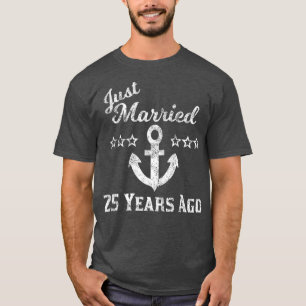 25e bruiloft Jubileum cruise huwelijk, 25-2019 T-shirt