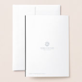 25e bruiloft Jubileum Folie Kaart (Met envelop)