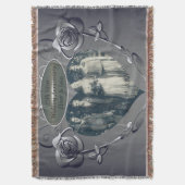 25e bruiloft Jubileum + foto Deken (Voorkant Verticaal)