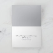 25e bruiloft Jubileum Gefeliciteerd Kaart (Binnen)