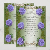 25e bruiloft Jubileum gelofte vernieuwing hortensi Kaart (Voorkant / Achterkant)