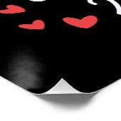 25e bruiloft Jubileum I - Silver Funny Couple Perfect Poster (Hoek)