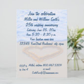 25e bruiloft Jubileum Kaart (Staand voorkant)