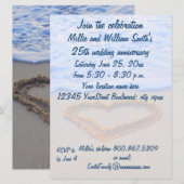 25e bruiloft Jubileum Kaart (Voorkant / Achterkant)