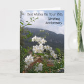 25e bruiloft Jubileum Kaart (Voorkant)