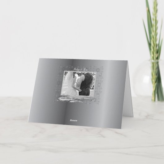 25e bruiloft Jubileum Kaart (Achterkant)