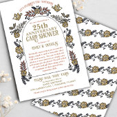 25e bruiloft Jubileum Kaart Douche per Mail