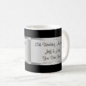 25e bruiloft Jubileum Koffiemok (Voorkant rechts)