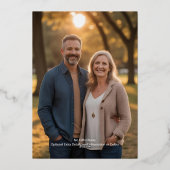 25e bruiloft Jubileum Uitnodiging Zilveren Bloemen (Achterkant)