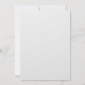 25e bruiloft Jubileum Zilver en Grijs Kaart (Achterkant)