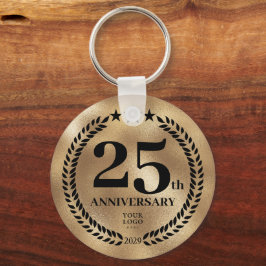 25e Business Jubileum Gold Herdenking Sleutelhanger