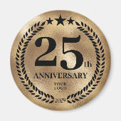 25e Business Jubileum Gold Magneet (Voorkant)