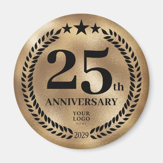25e Business Jubileum Gold Magneet (Voorkant)