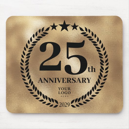 25e Business Jubileum Gold Muismat (Voorkant)