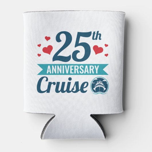 25e cruise Jubileum Blikjeskoeler (Voorkant)