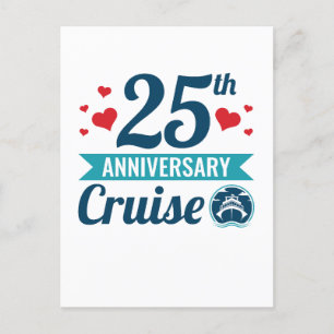 25e cruise Jubileum Briefkaart